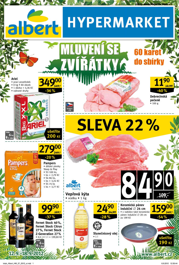 Stránka č. 1 - Akční leták Albert Hypermarket