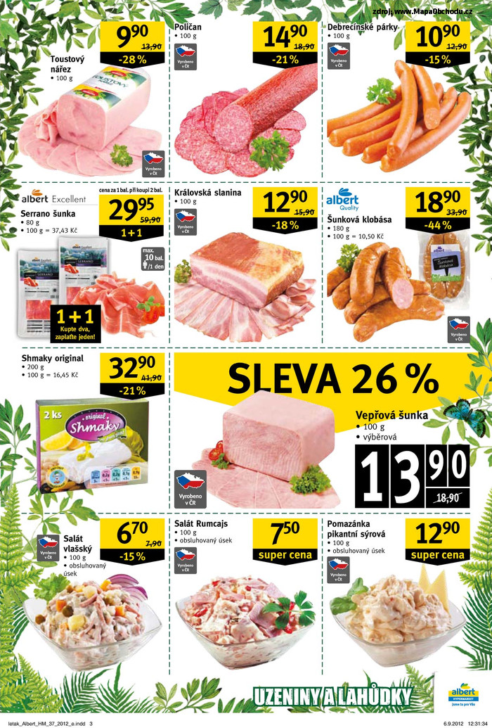 Stránka č. 3 - Akční leták Albert Hypermarket