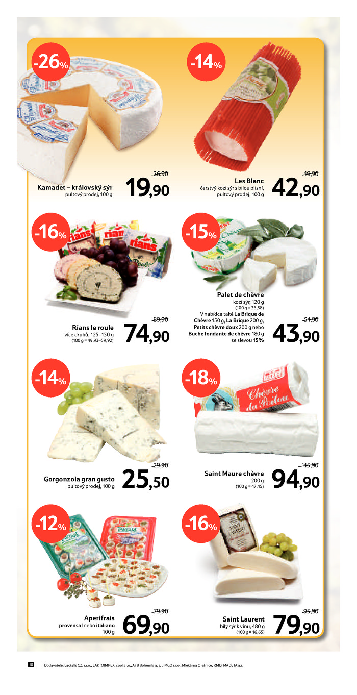 Stránka č. 18 - Akční leták Tesco Hypermarket / Katalog vín