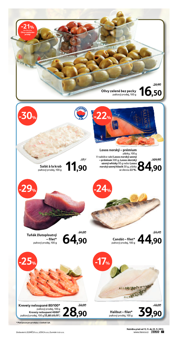 Stránka č. 21 - Akční leták Tesco Hypermarket / Katalog vín