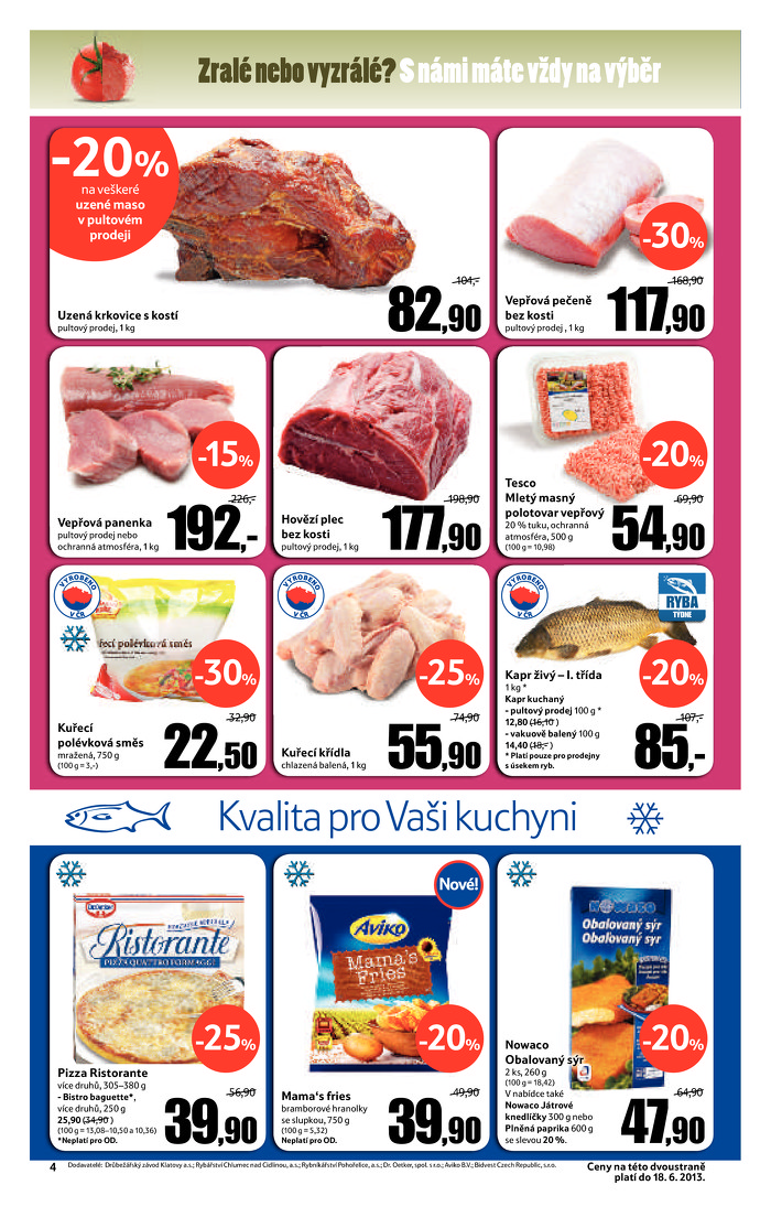 Stránka č. 4 - Akční leták Tesco Hypermarket