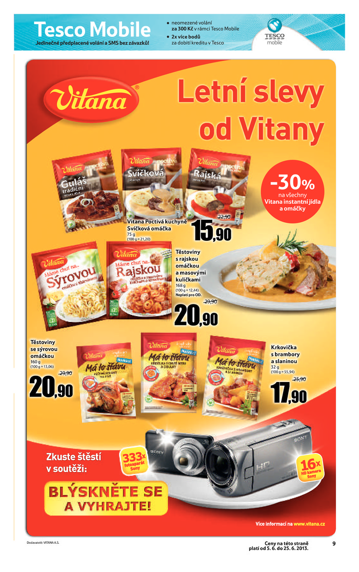 Stránka č. 9 - Akční leták Tesco Hypermarket