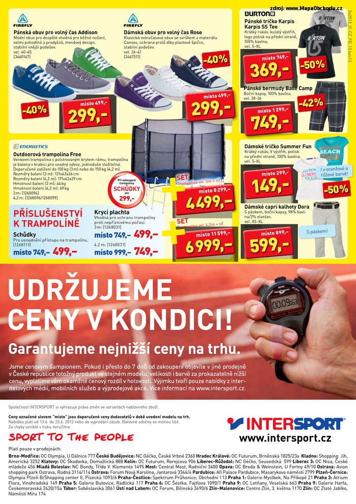 Stránka č. 12 - Akční leták Intersport