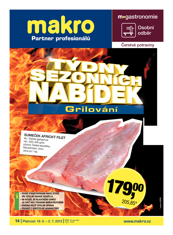 Stránka č. 1 - Akční leták Makro Čerstvé potraviny