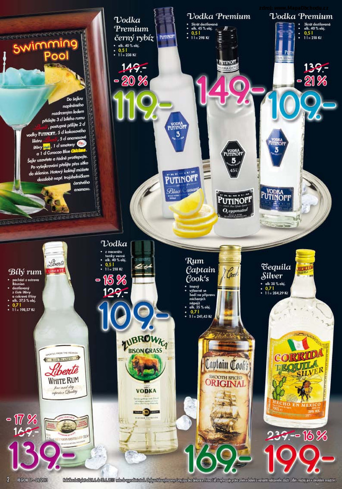 Stránka č. 2 - Akční leták Lidl Coctails