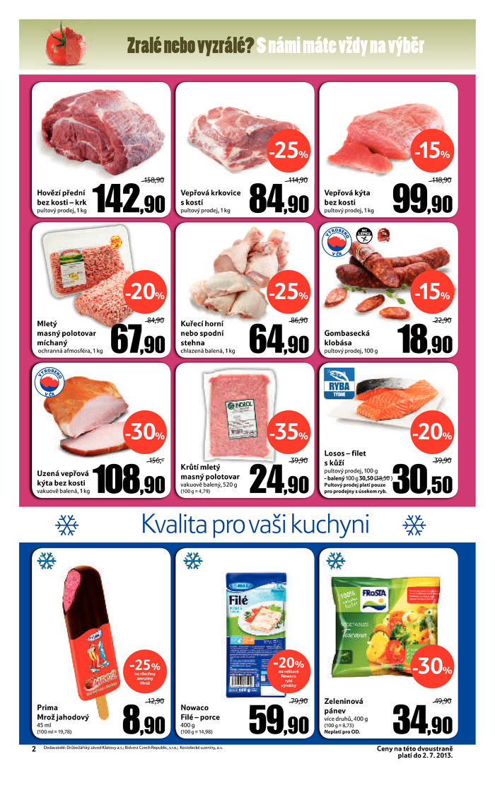 Stránka č. 2 - Akční leták Tesco Hypermarket