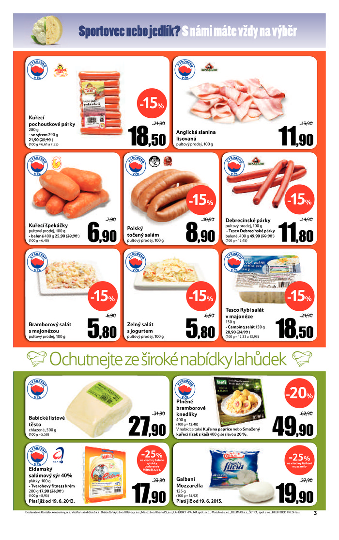 Stránka č. 3 - Akční leták Tesco Hypermarket