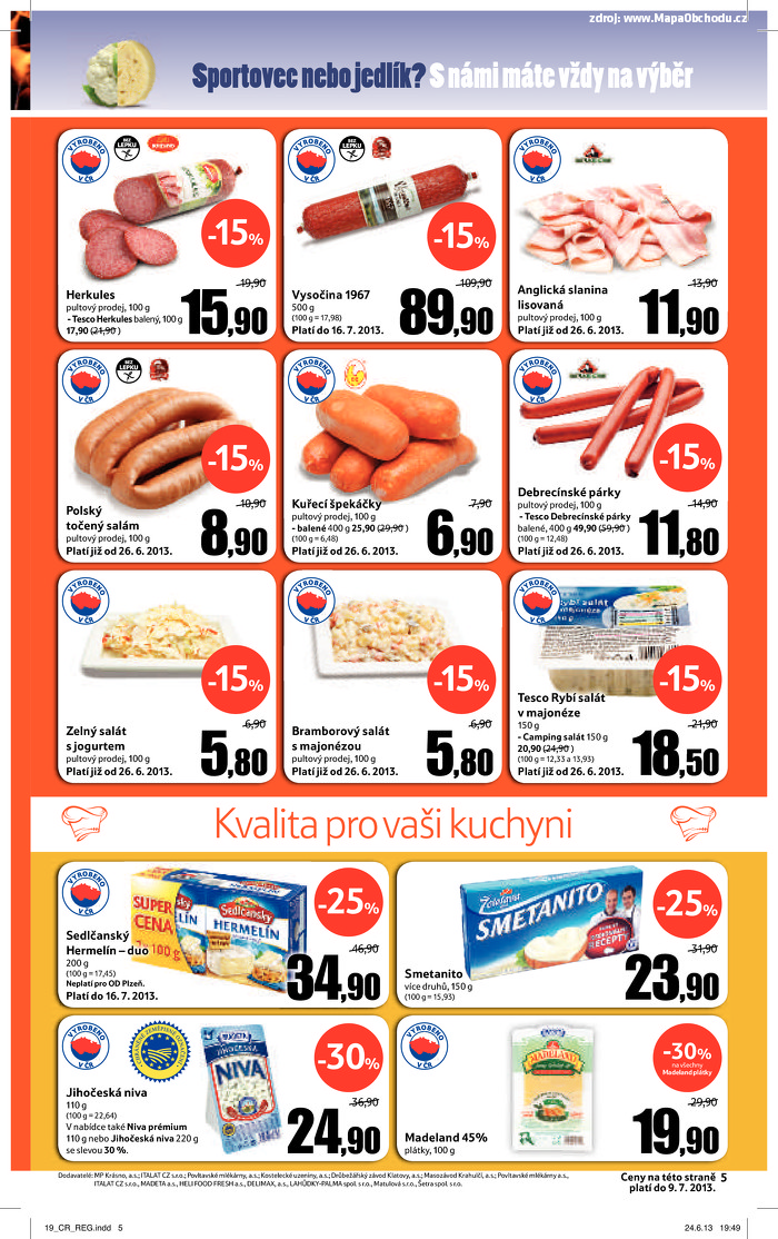 Stránka č. 5 - Akční leták Tesco Hypermarket