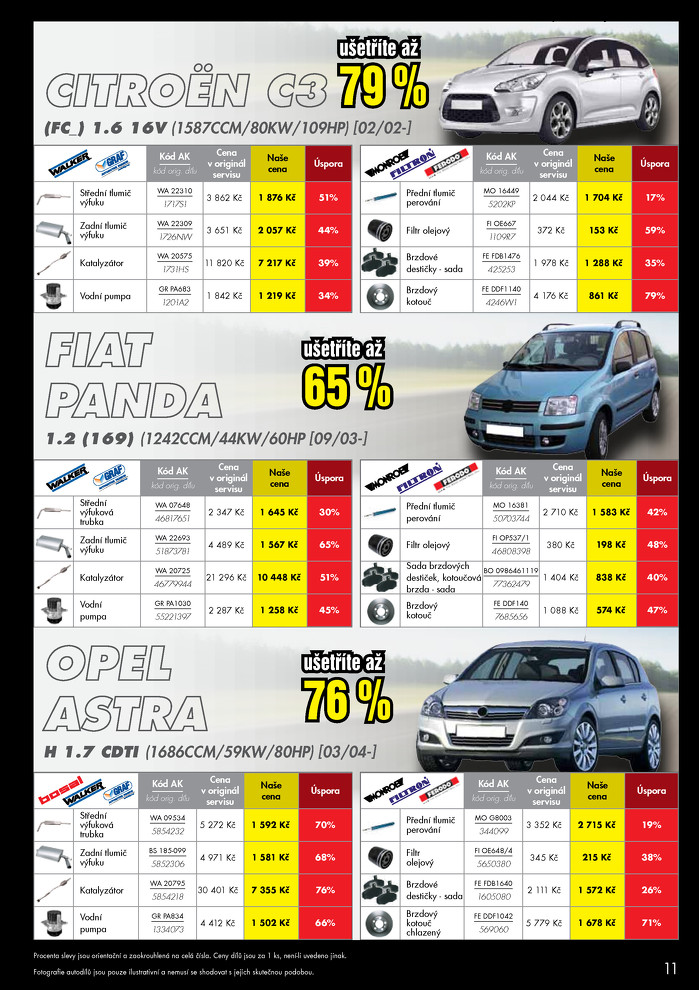 Stránka č. 11 - Akční leták Auto Kelly