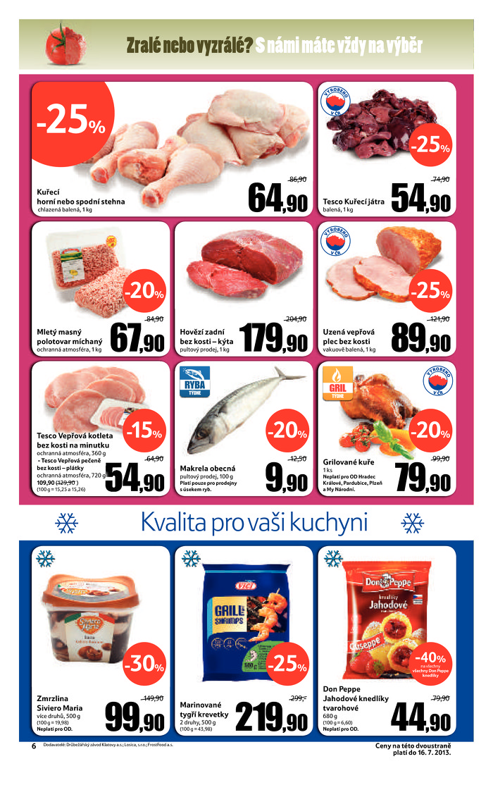 Stránka č. 6 - Akční leták Tesco Hypermarket