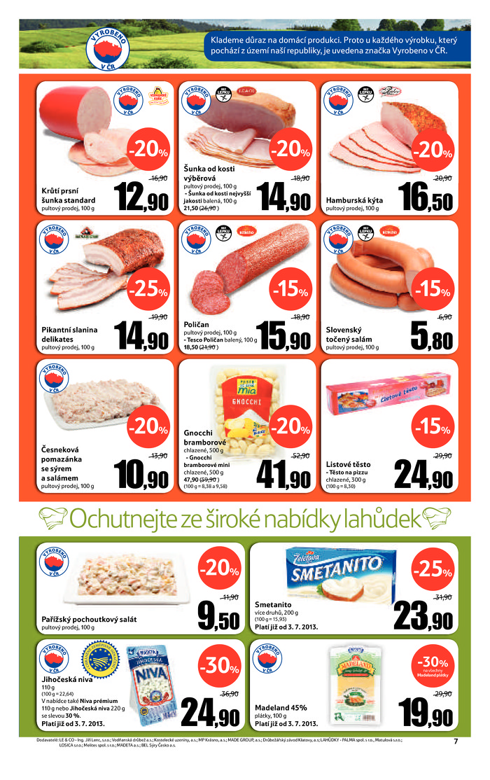 Stránka č. 7 - Akční leták Tesco Hypermarket