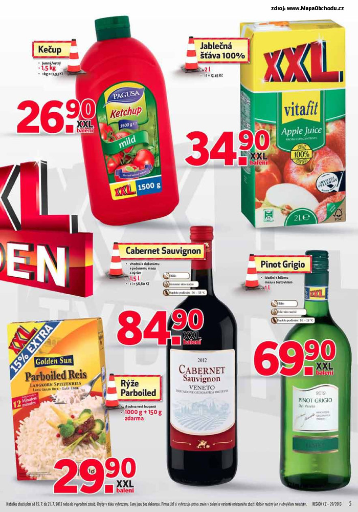 Stránka č. 5 - Akční leták Lidl XXXL Týden