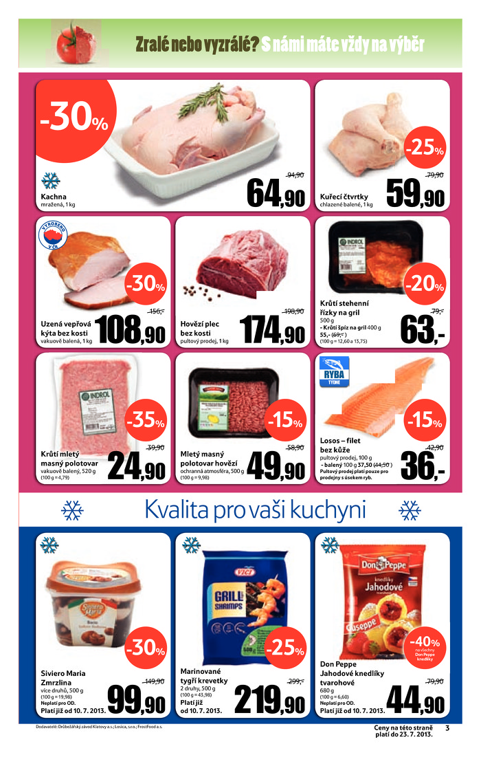 Stránka č. 3 - Akční leták Tesco Hypermarket