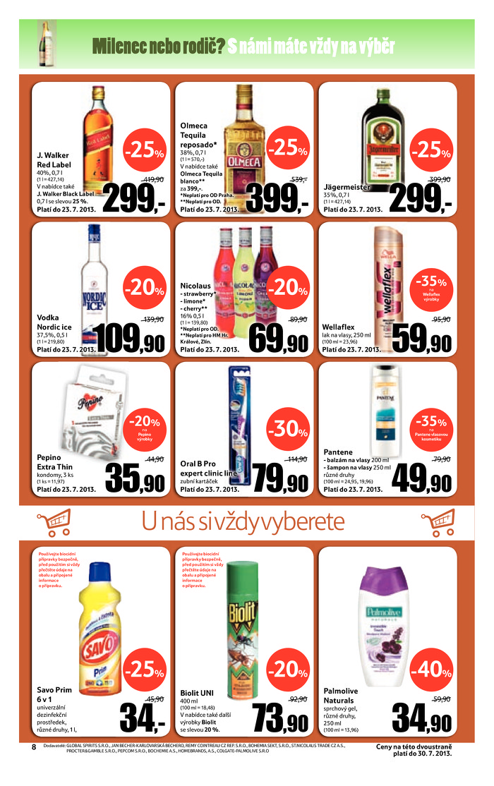 Stránka č. 8 - Akční leták Tesco Hypermarket