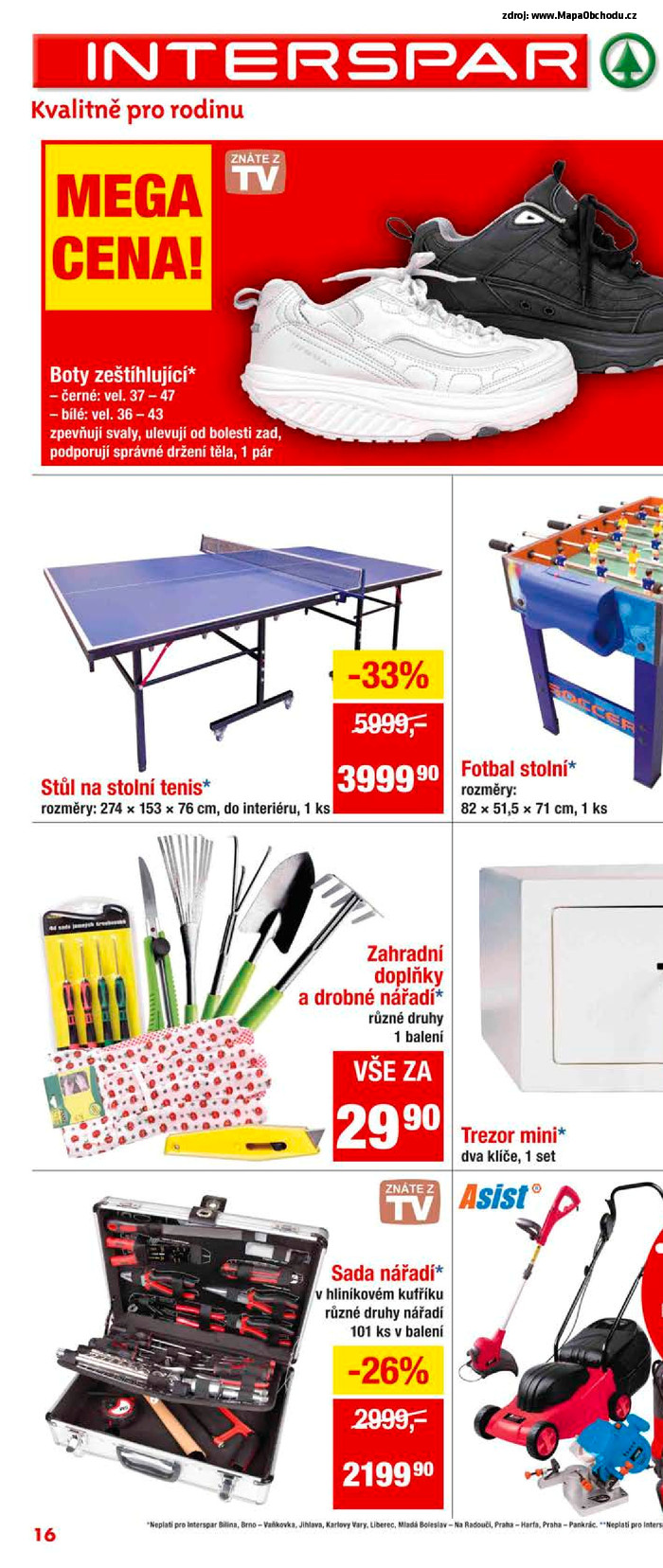 Stránka č. 16 - Akční leták Interspar  Dodavatelský katalog