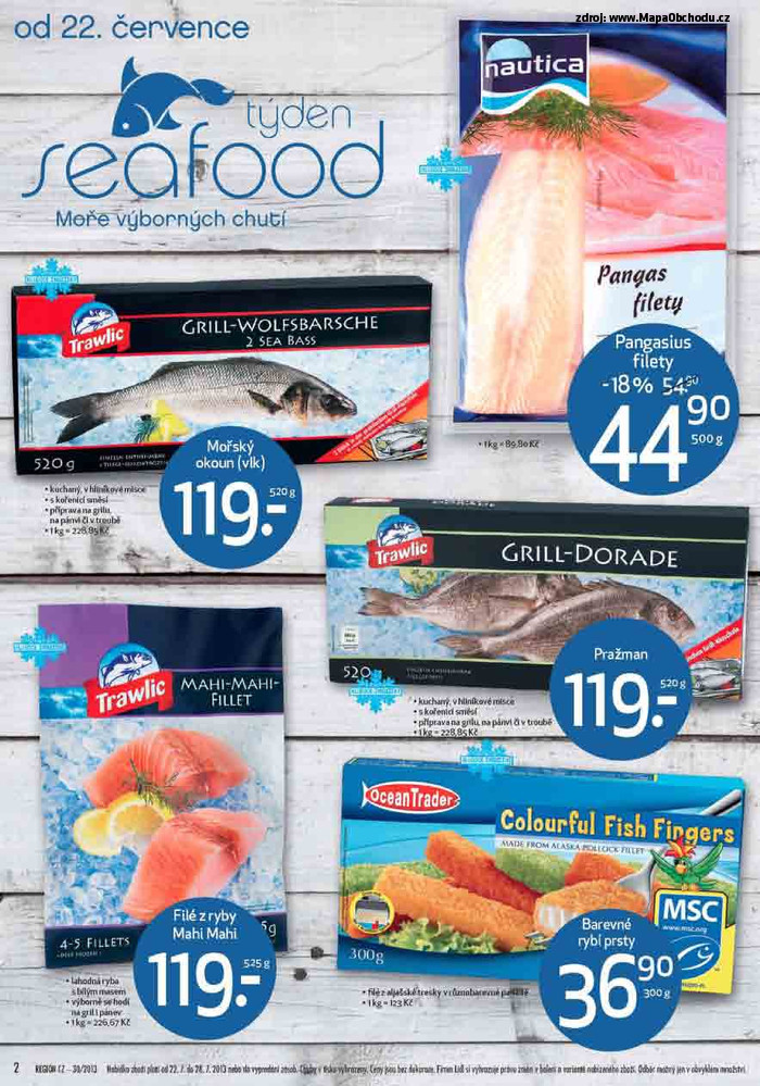 Stránka č. 2 - Akční leták Lidl Týden &quot;Sea food&quot;