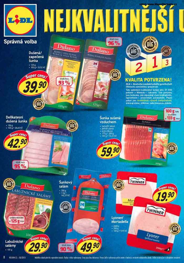 Stránka č. 8 - Akční leták Lidl Týden &quot;Sea food&quot;