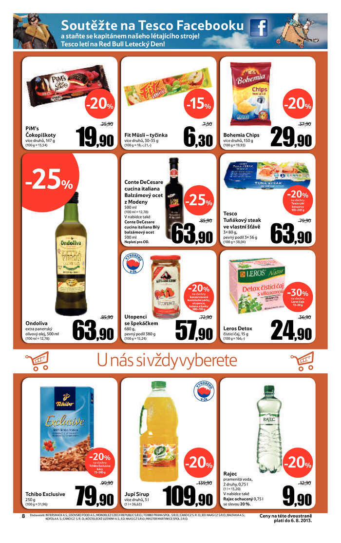 Stránka č. 8 - Akční leták Tesco Hypermarket