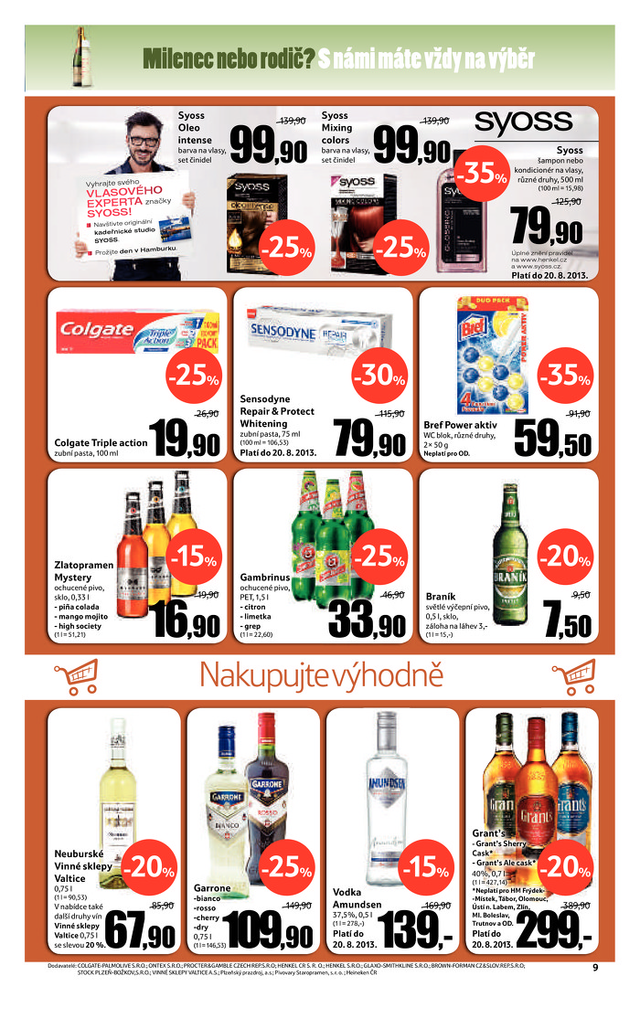 Stránka č. 9 - Akční leták Tesco Hypermarket