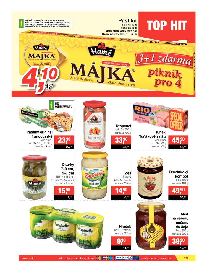 Stránka č. 19 - Akční leták Makro  Potraviny