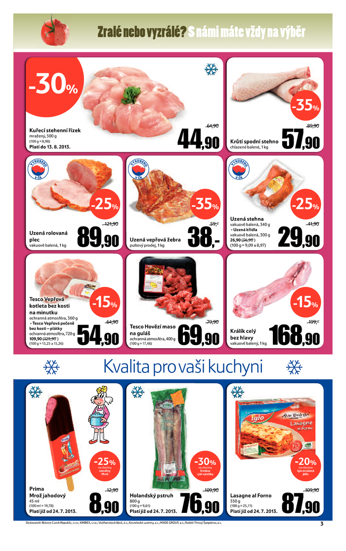 Stránka č. 3 - Akční leták Tesco Hypermarket