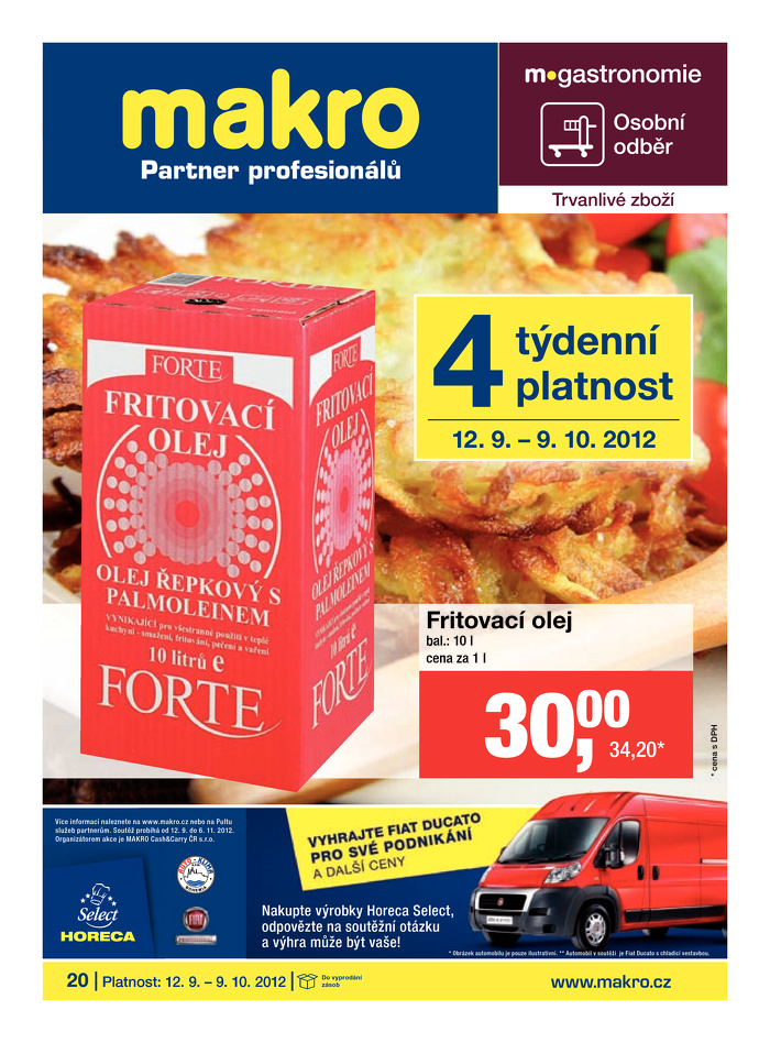 Stránka č. 1 - Akční leták Makro  Gastronomie