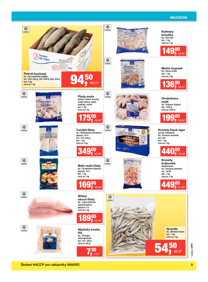 Stránka č. 3 - Akční leták Makro  Gastronomie