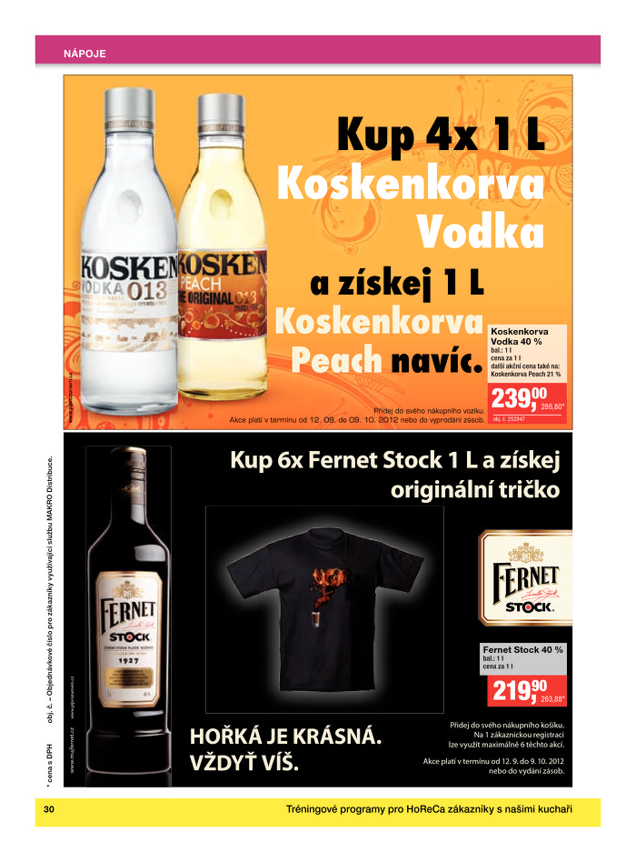 Stránka č. 30 - Akční leták Makro  Gastronomie