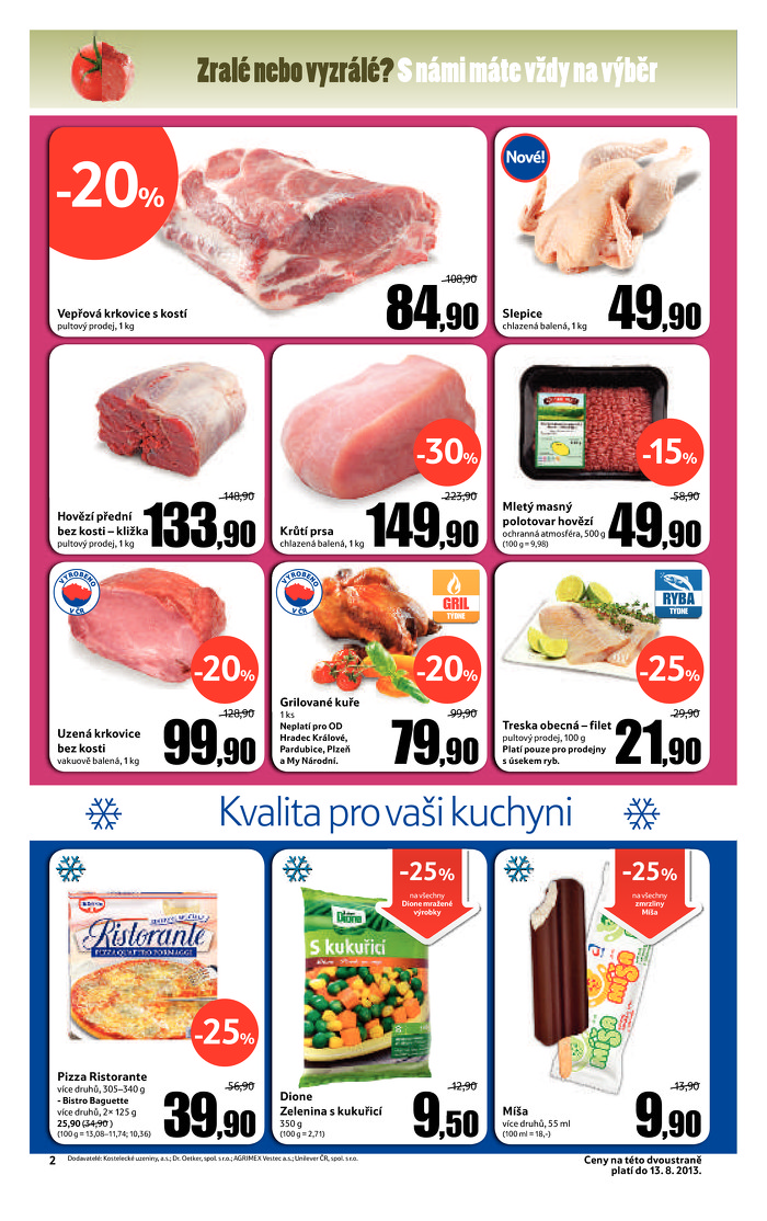 Stránka č. 2 - Akční leták Tesco Hypermarket