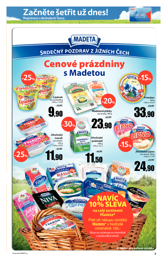 Stránka č. 5 - Akční leták Tesco Hypermarket