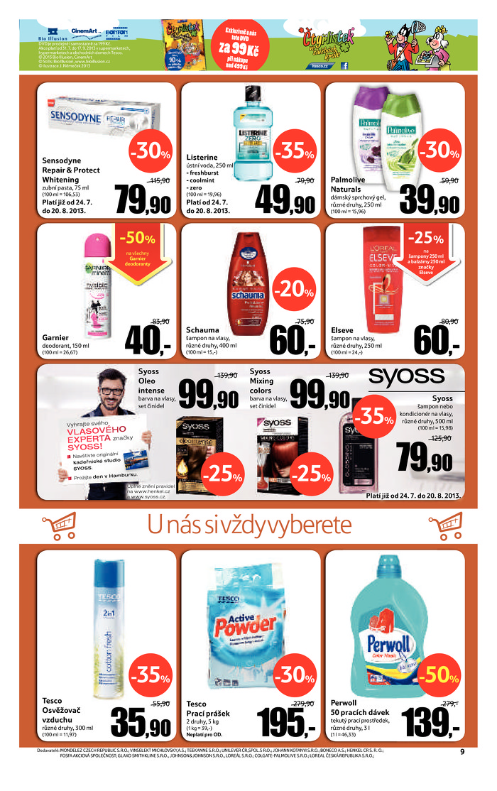 Stránka č. 9 - Akční leták Tesco Hypermarket