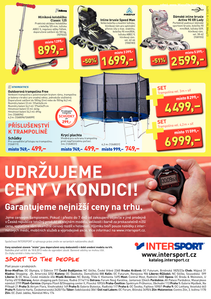 Stránka č. 8 - Akční leták Intersport