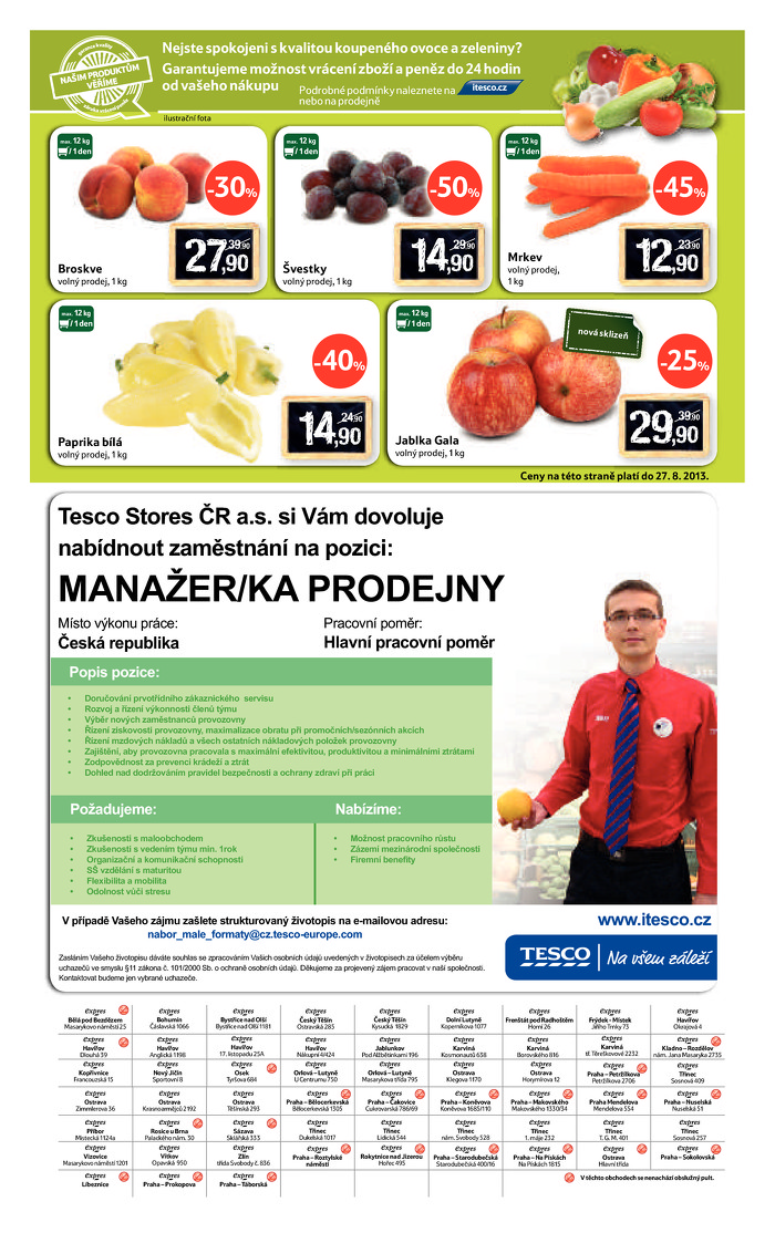 Stránka č. 6 - Akční leták Tesco