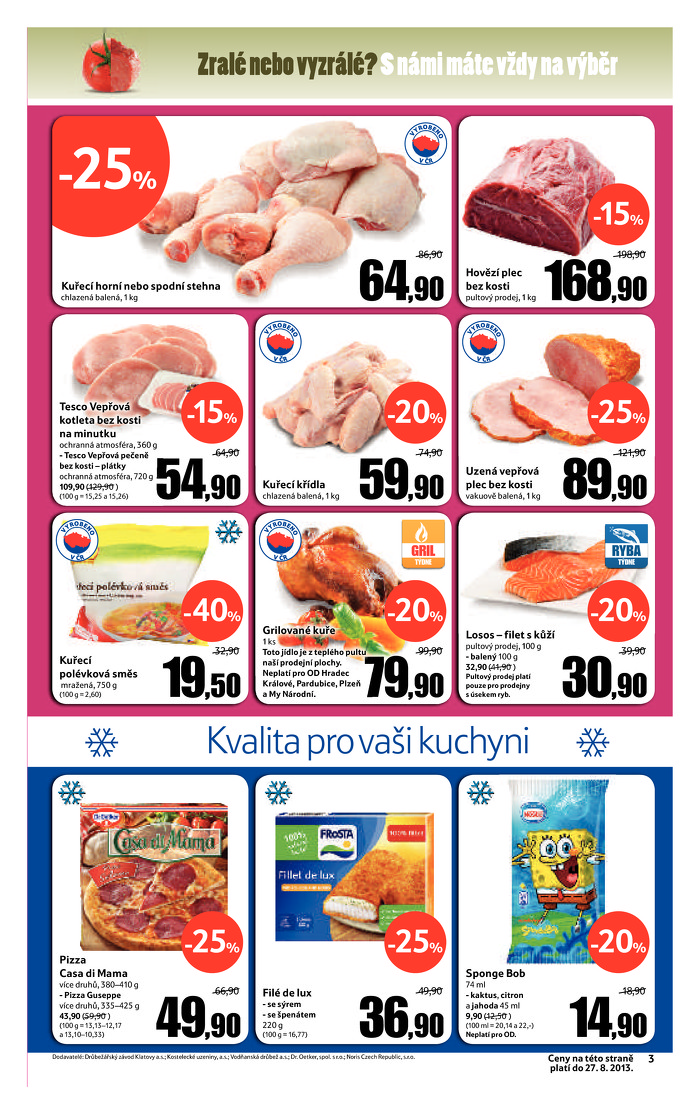 Stránka č. 3 - Akční leták Tesco Hypermarket