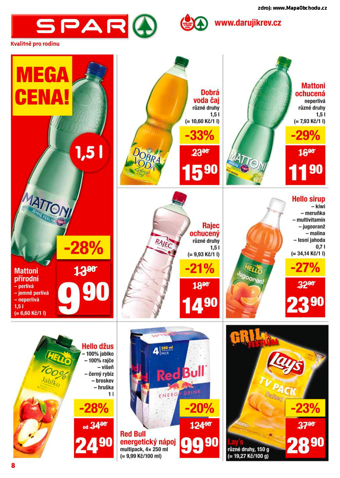 Stránka č. 8 - Akční leták Spar