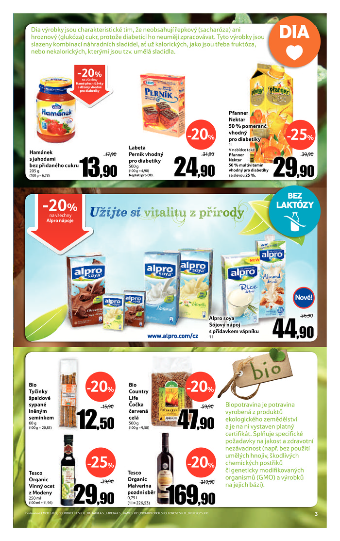 Stránka č. 3 - Akční leták Tesco Hypermarket