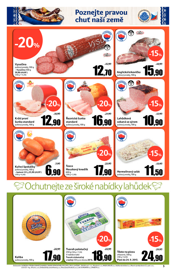 Stránka č. 5 - Akční leták Tesco Hypermarket