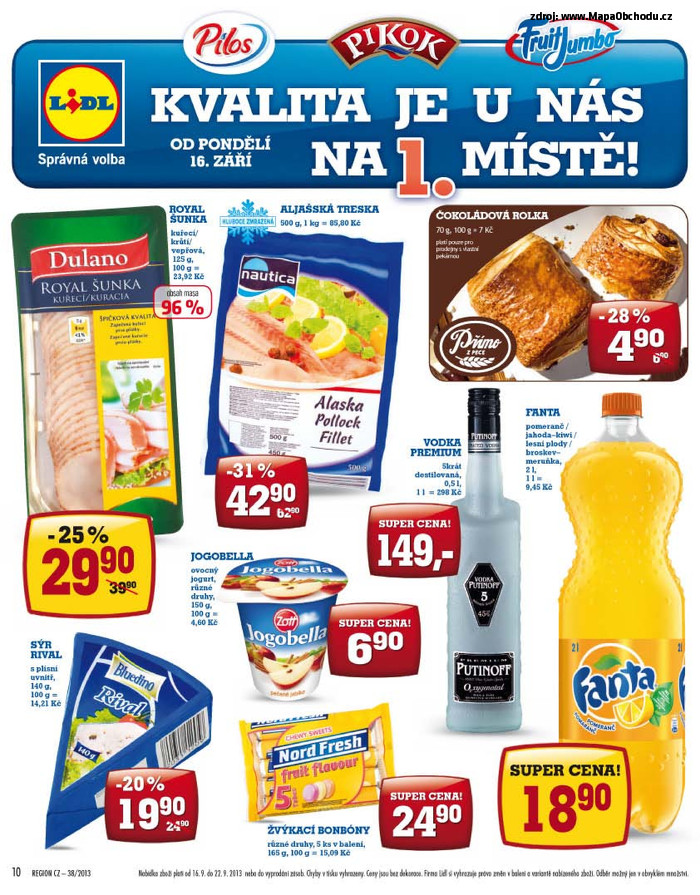 Stránka č. 10 - Akční leták Lidl Akce Lesk