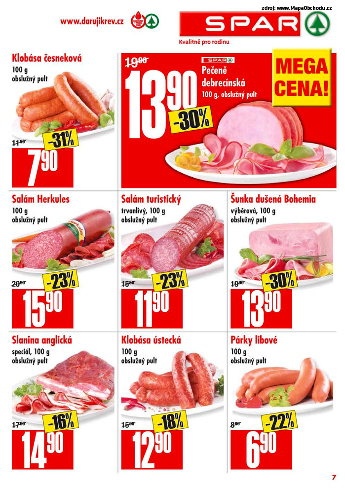 Stránka č. 7 - Akční leták Spar