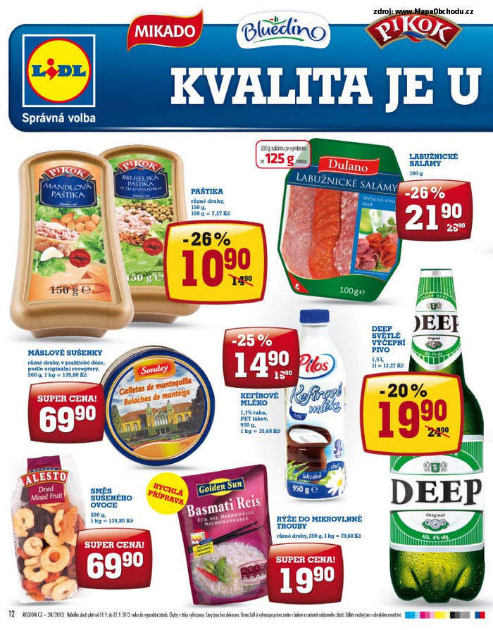 Stránka č. 14 - Akční leták Lidl Vždy skvělá cena