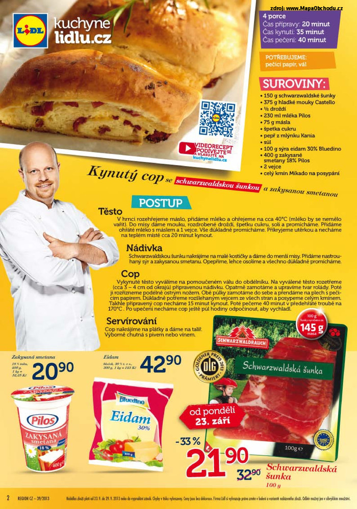 Stránka č. 2 - Akční leták Lidl Speciality alpské kuchyně