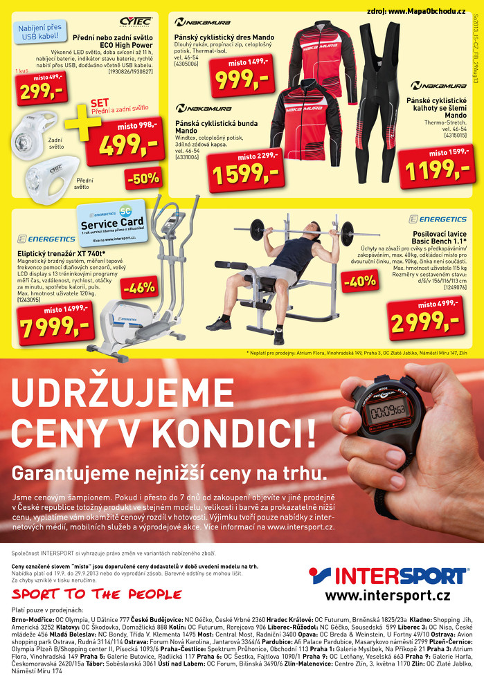 Stránka č. 8 - Akční leták Intersport