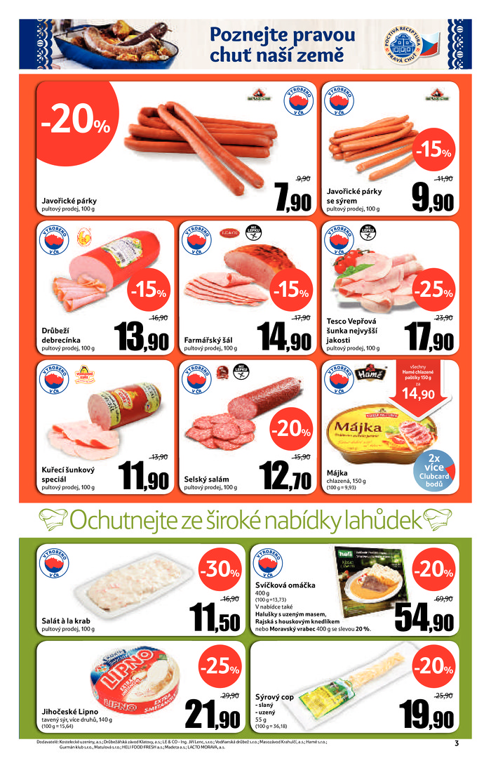 Stránka č. 3 - Akční leták Tesco Hypermarket