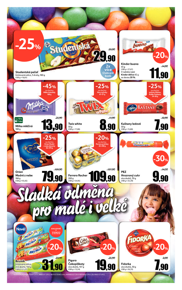 Stránka č. 9 - Akční leták Tesco Hypermarket