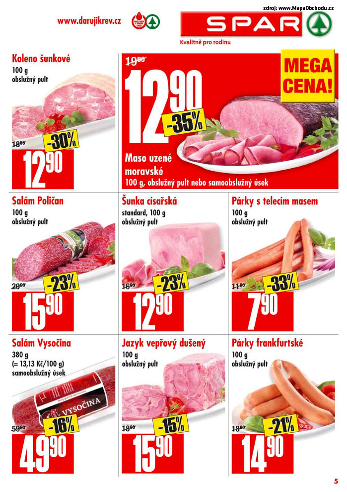 Stránka č. 5 - Akční leták Spar