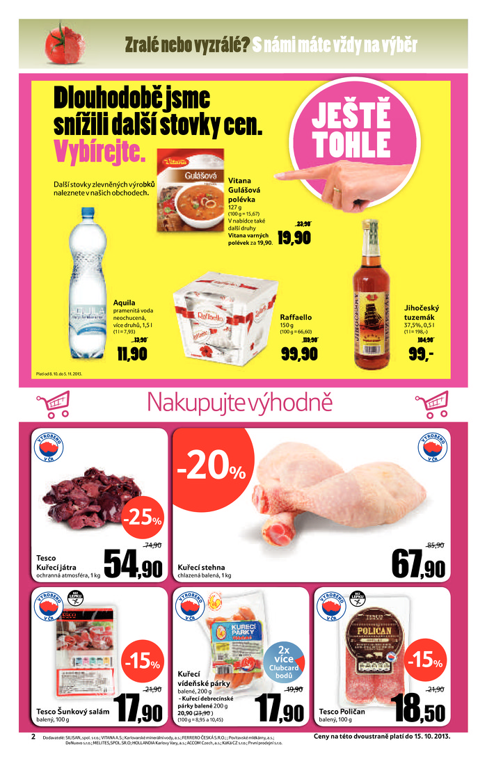 Stránka č. 2 - Akční leták Tesco Hypermarket