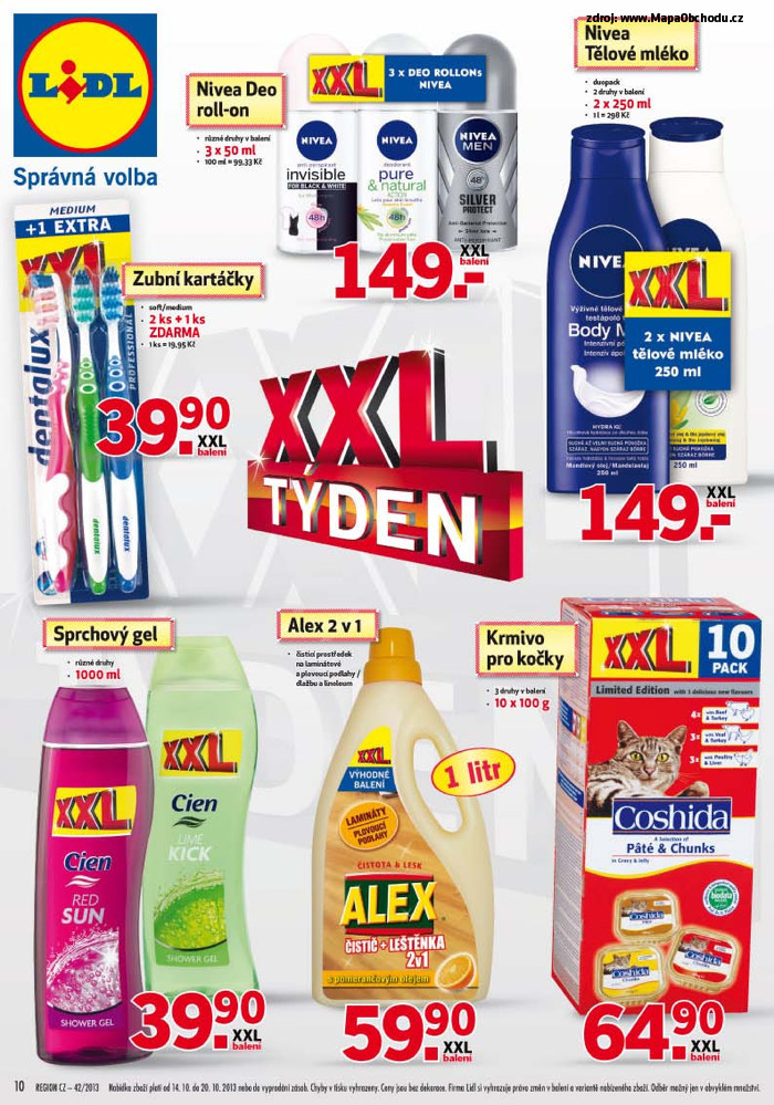 Stránka č. 10 - Akční leták Lidl XXL Týden