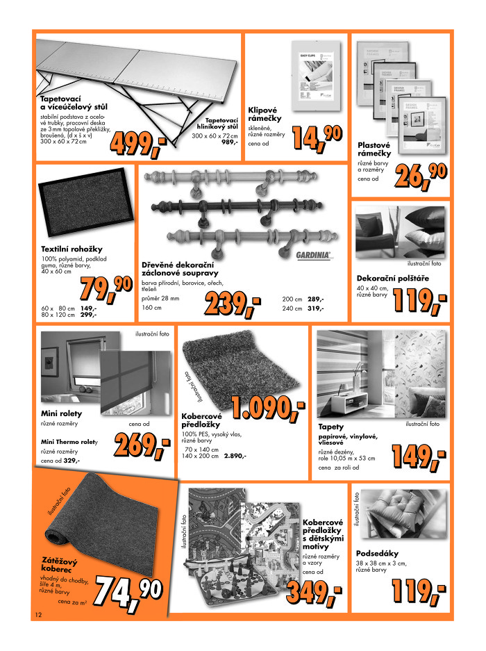 Stránka č. 12 - Akční leták Globus  Baumarkt