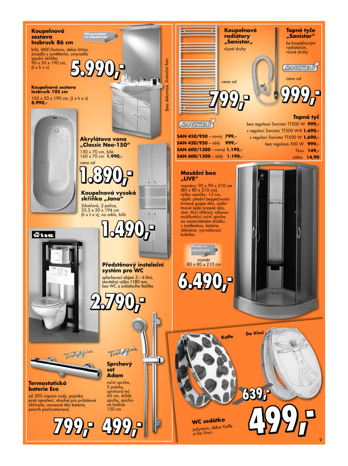 Stránka č. 9 - Akční leták Globus  Baumarkt