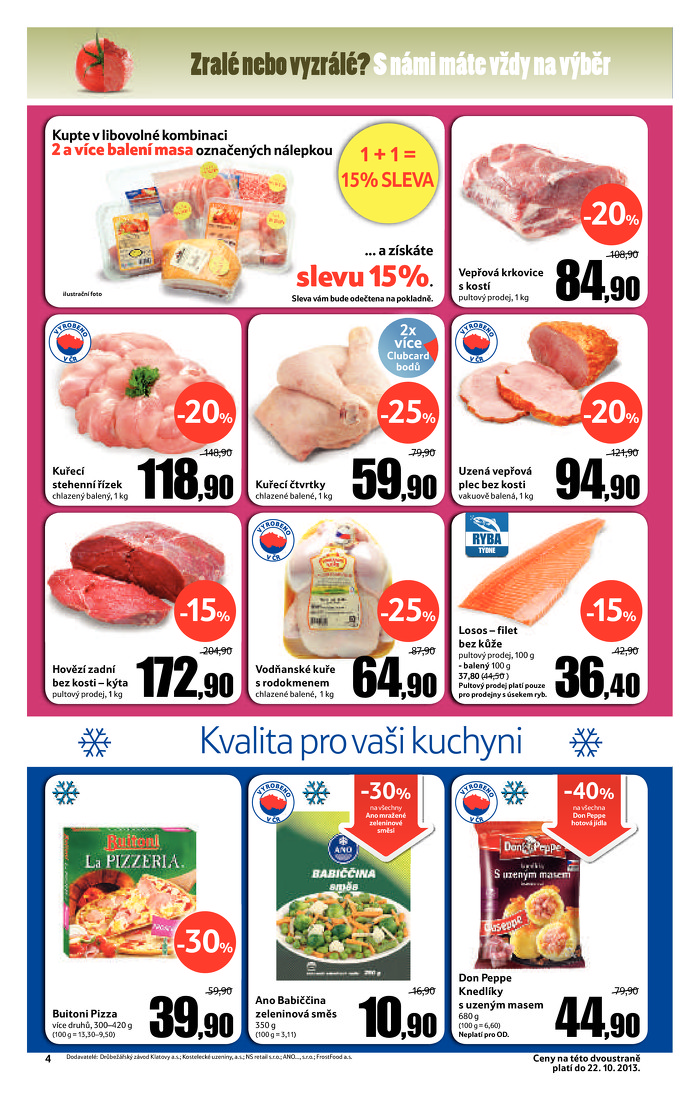 Stránka č. 4 - Akční leták Tesco Hypermarket